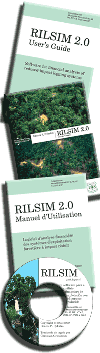 RILSIM User's Guides in English, Portuguese, and French; CD-ROM in Spanish